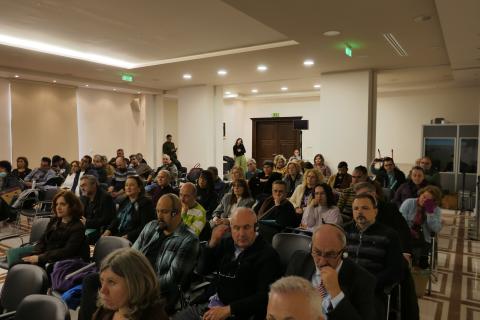 EReS project Workshop in Alexandroupolis, Greece where more than fifty directors of schools and members of the regional and local civil protection authorities participated (January 2025).