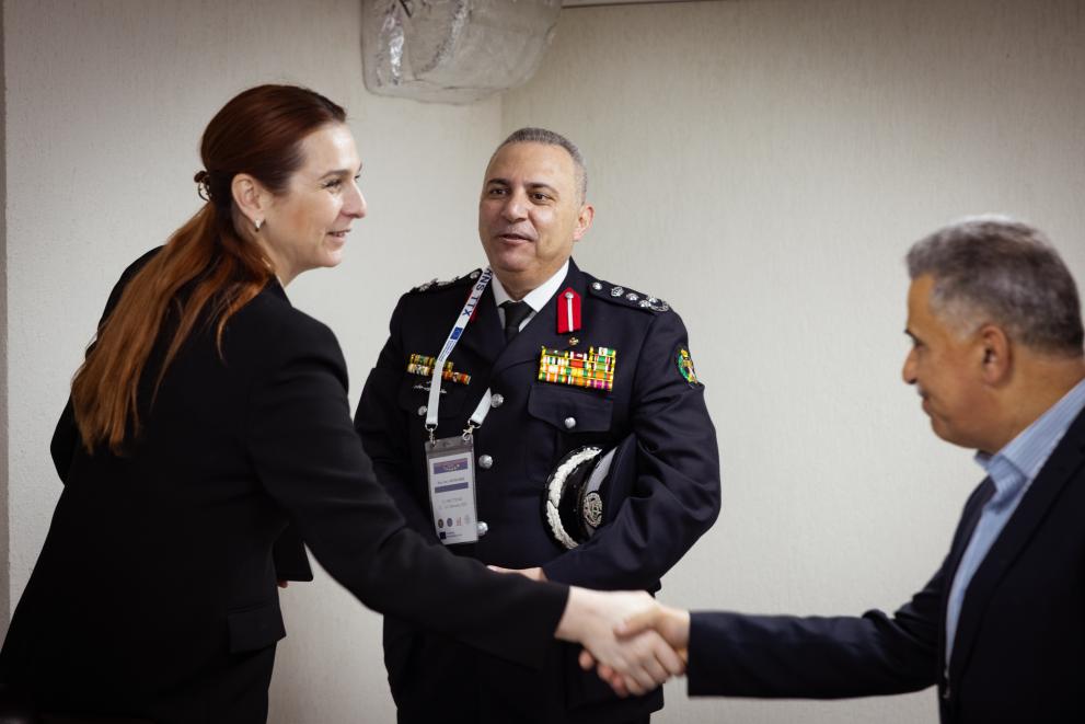 Visit of Ana Revenco, Brig.Gen. Hatem Jaber and Brig. Gen. Owda 