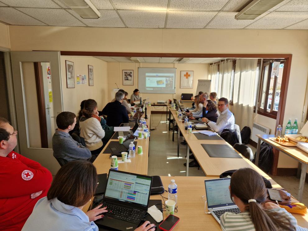 RED ROSES consortium members attending the mid-term meeting in Nice.