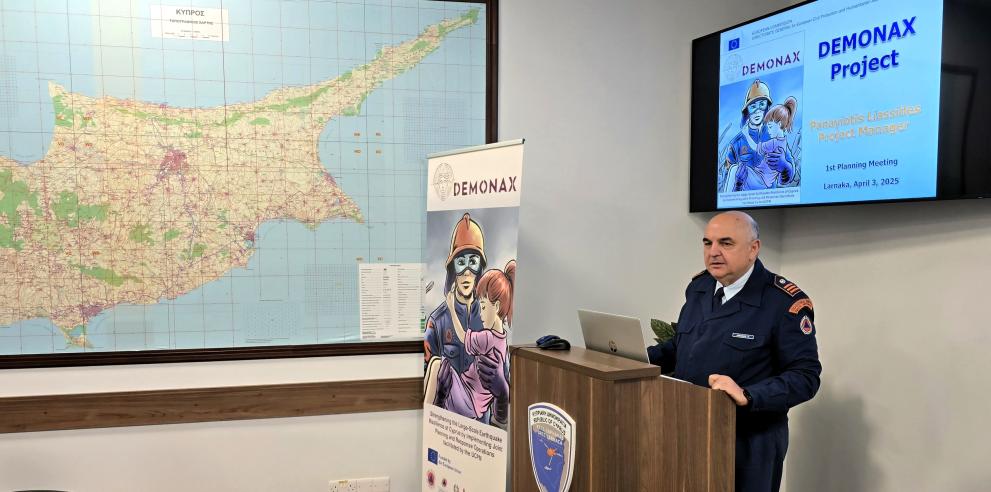 Mr. Panayiotes Liassides, Assistant Director of Cyprus Civil Defence