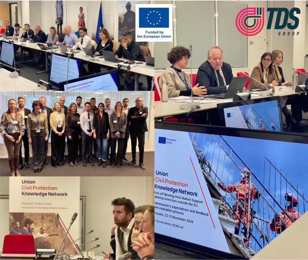 EU-RESPOND HNS TTX Kick Off Meeting, November, 2025 at the DG-ECHO Headquarter in Brussels