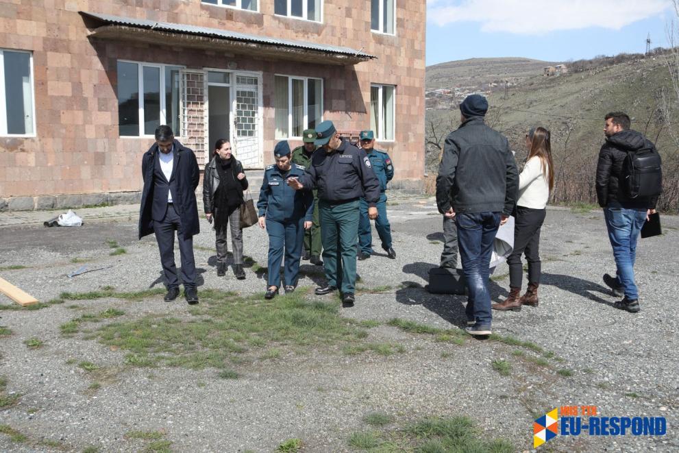EU-RESPOND Site visit at the Lusakert Training Center