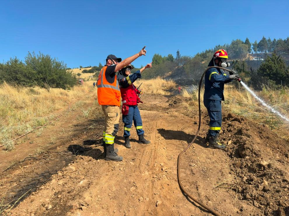 Moldova contributes to wildfire response in Greece while strengthening national preparedness