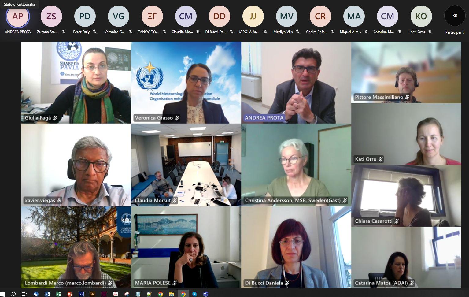 Image from 1st CEO meeting - participants 