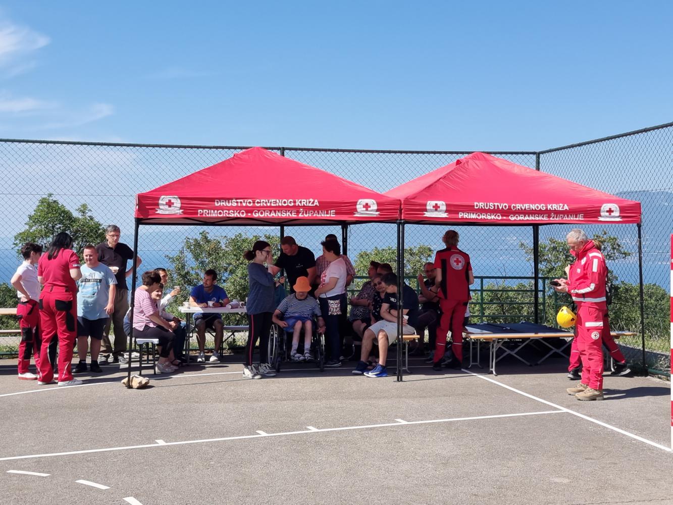 -	Psychosocial assistance to persons with disabilities after evacuation