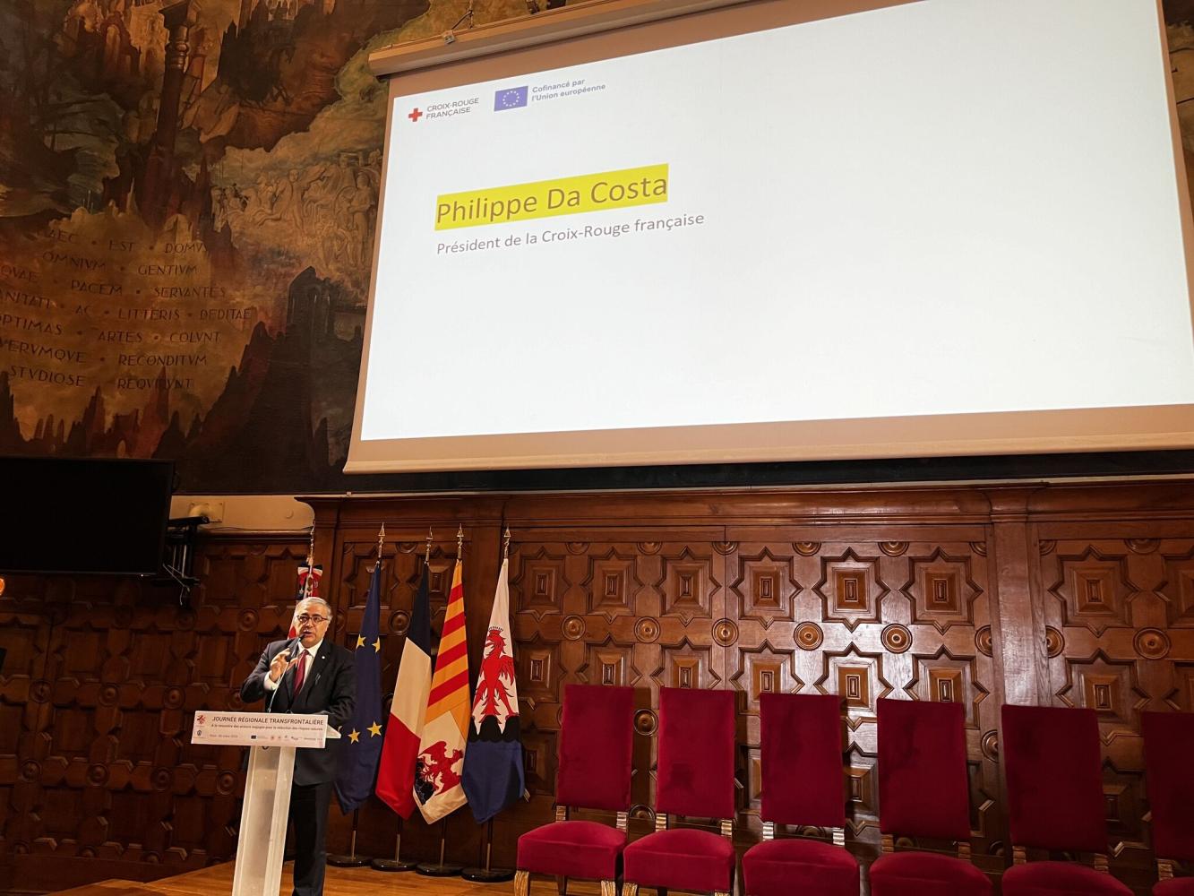 Philippe Da Costa, President of the French Red Cross