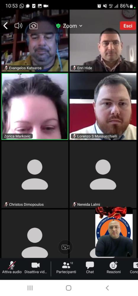 The first consultative meeting between partners 