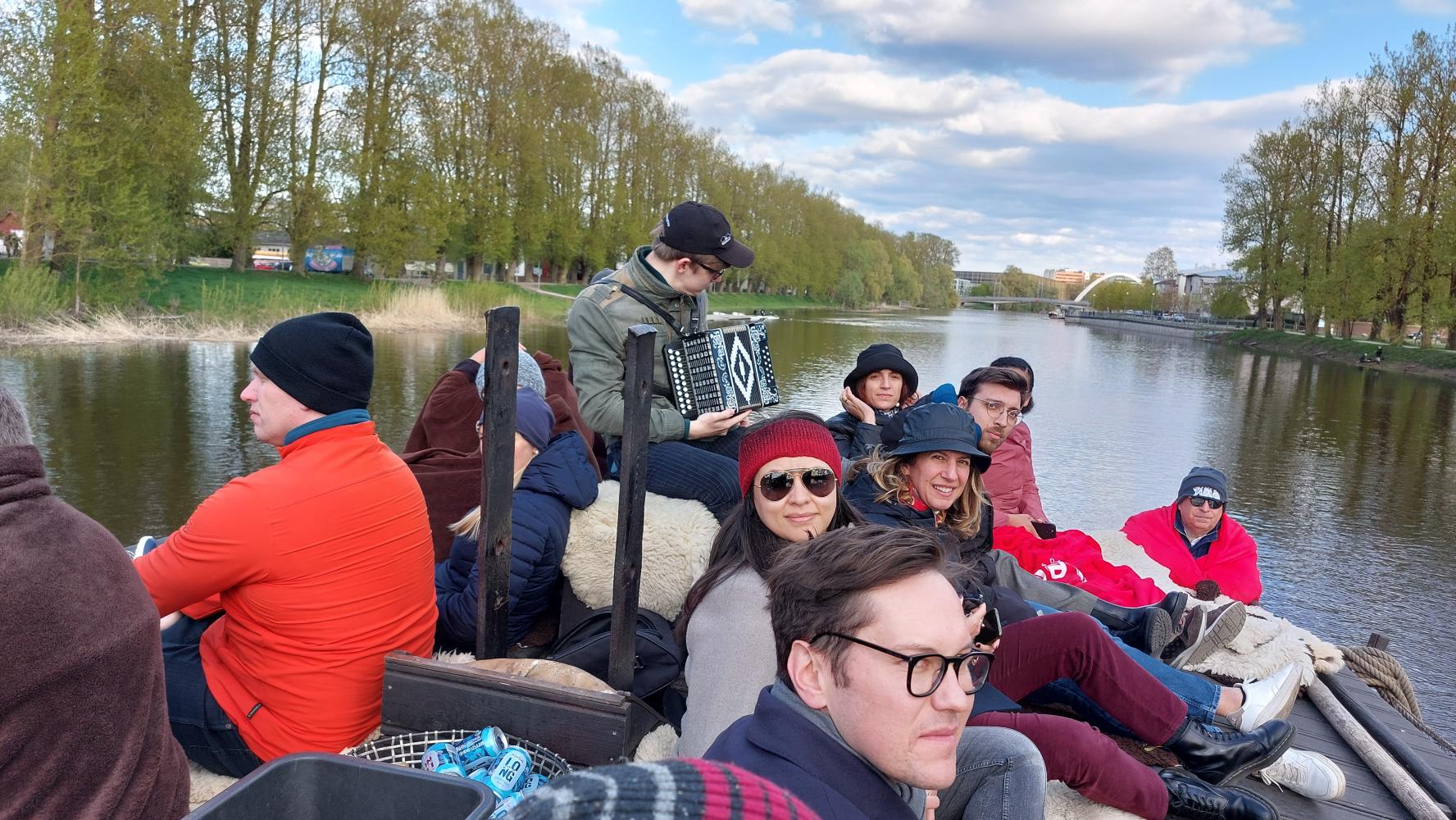 Social Dinner on boat