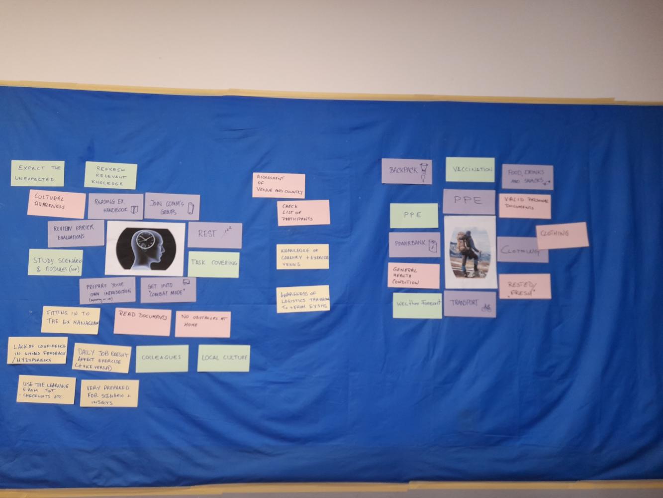 Discussing coach/trainer personal preparation
