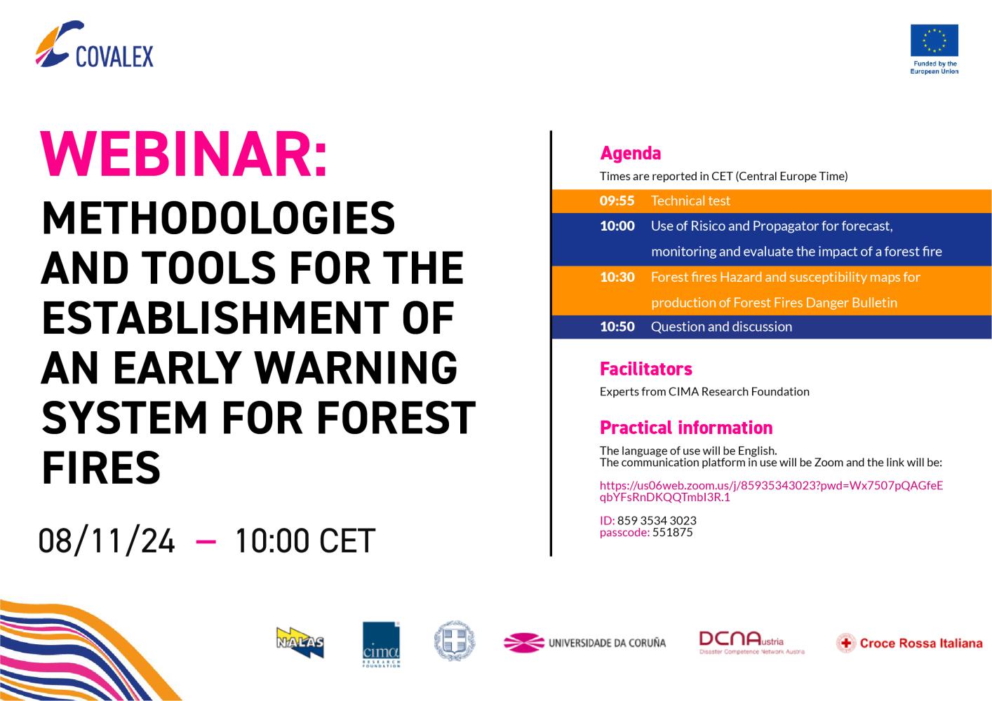 Early Warning System  for forest fires 