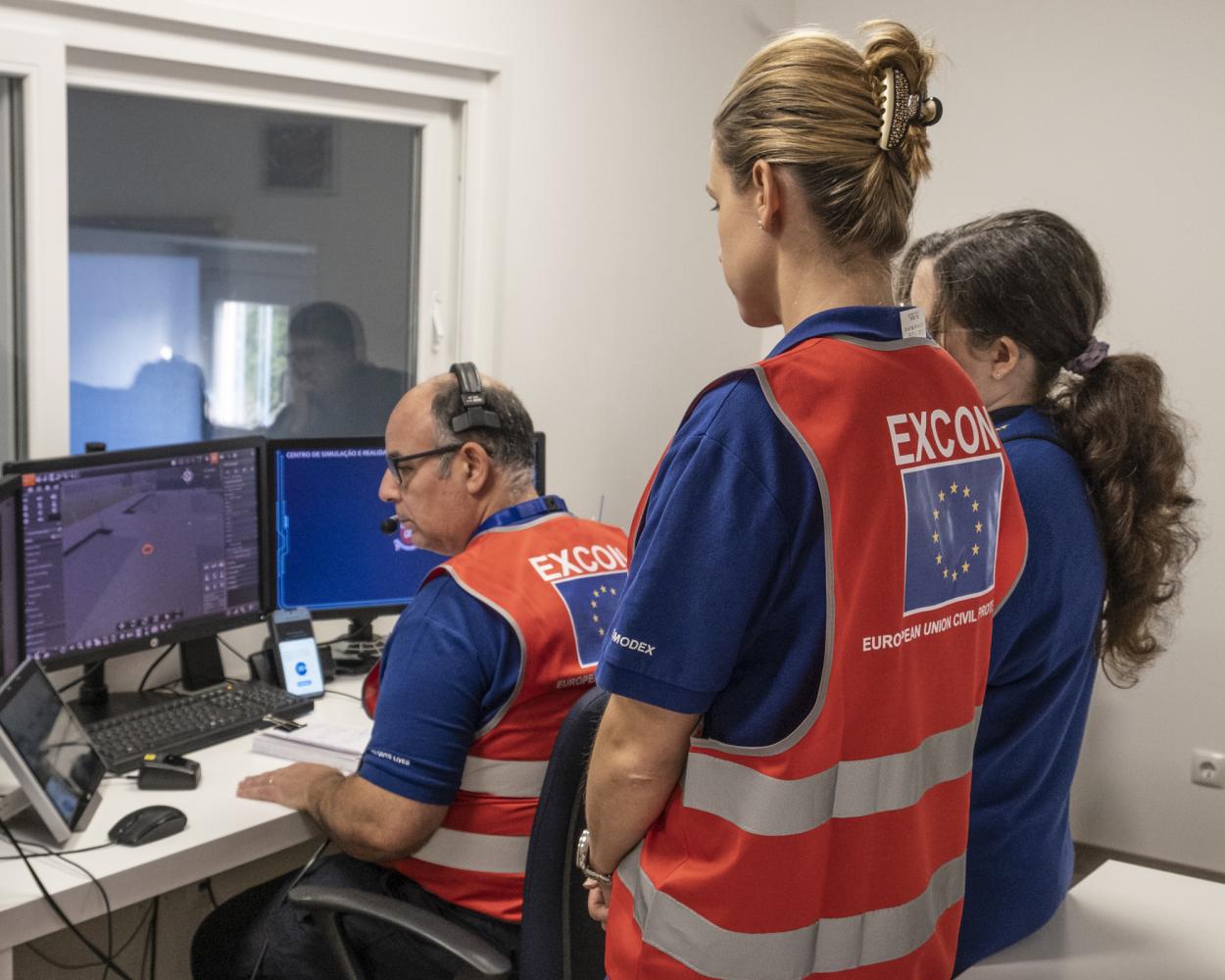 EXCON in Control Pannel of the VR BoO Assessment.