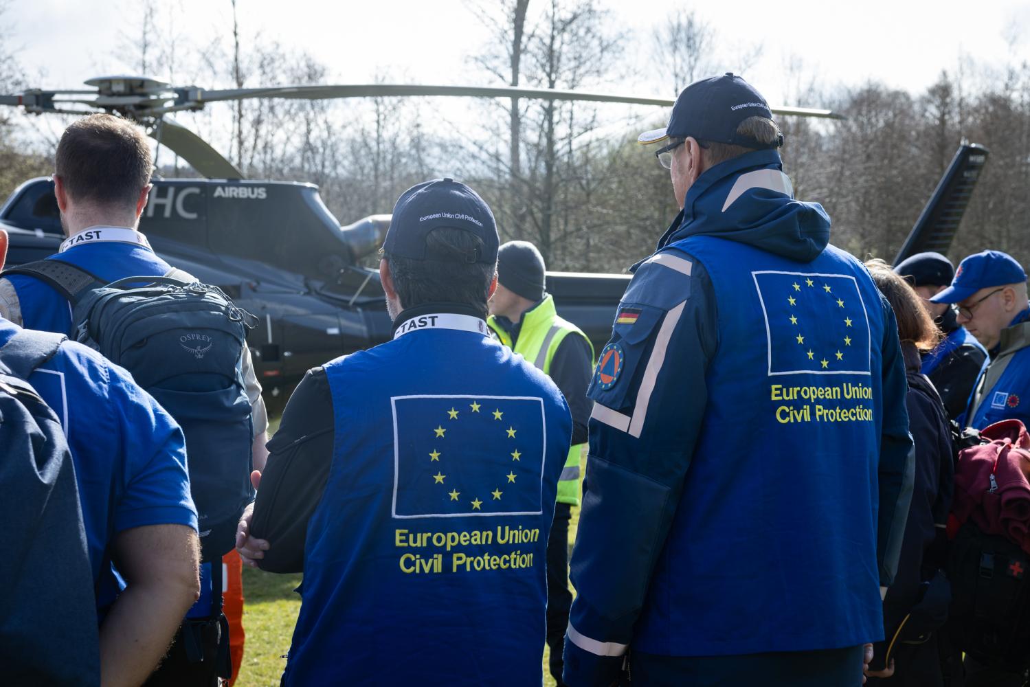 EUCPT experts at the field exercise