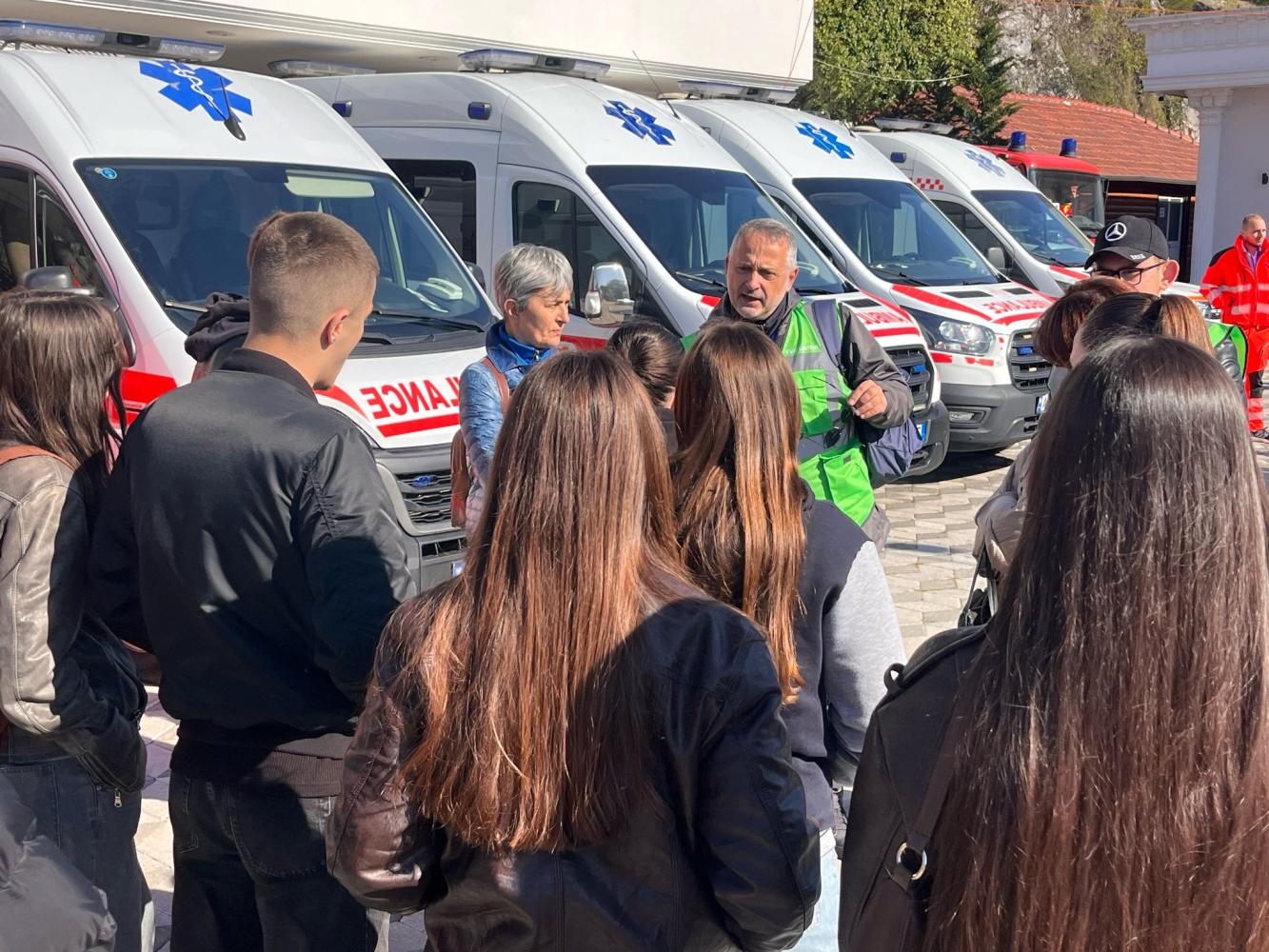 Meeting with the students of 28 Nentori High School, Shkoder