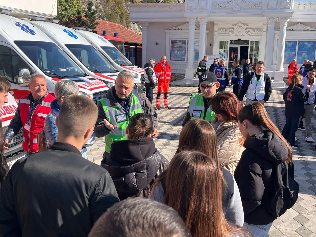 Meeting with the students of 28 Nentori High School, Shkoder