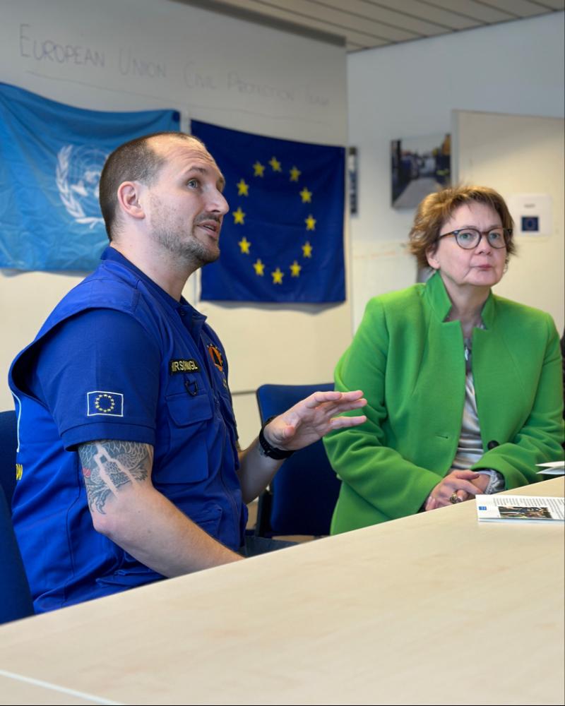 EUCPT Deputy Team Leader meets with the Minister of Interior