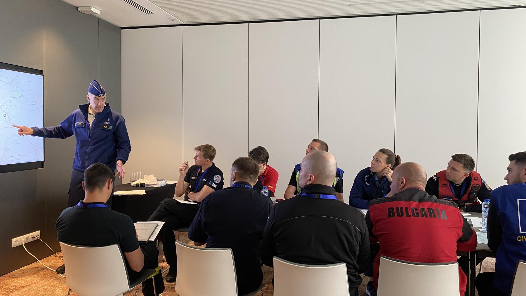 The modules meet with OSC to discuss a Base of Operations locations.