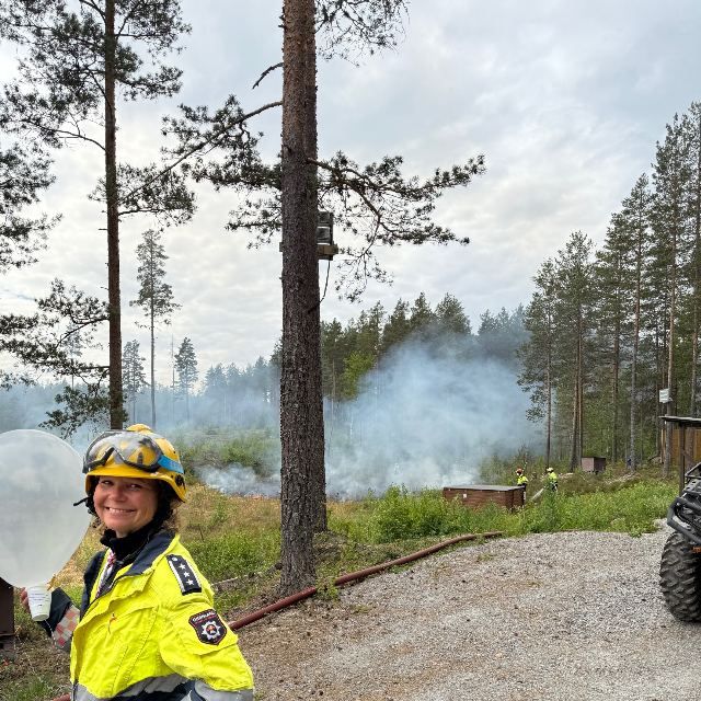 Radiosonde launch by Synnøve Klovholt (GFRS)