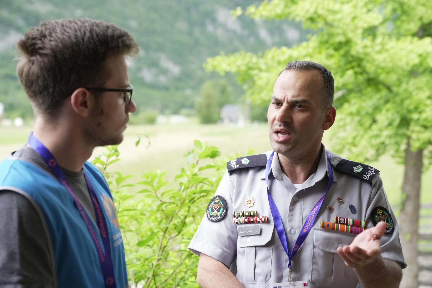 Media interview with one of the participants (Module Flash Flood Team JO).