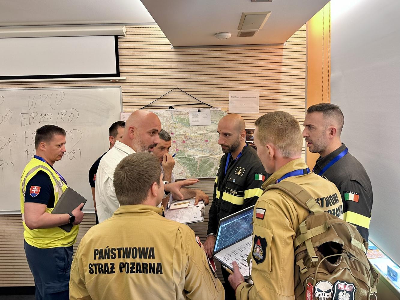 Modules meet with OSC of affected areas.