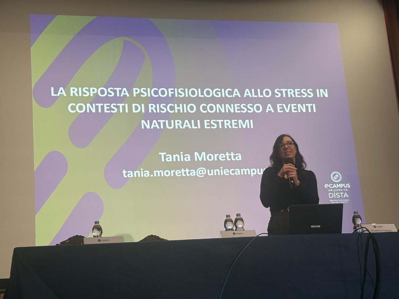 Invited speaker Dr. Tania Moretta, University eCampus