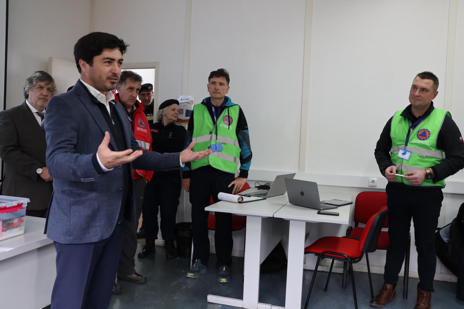 VIP visit from the Chief of Staff of the Secretary of State for Civil Protection Portugal.