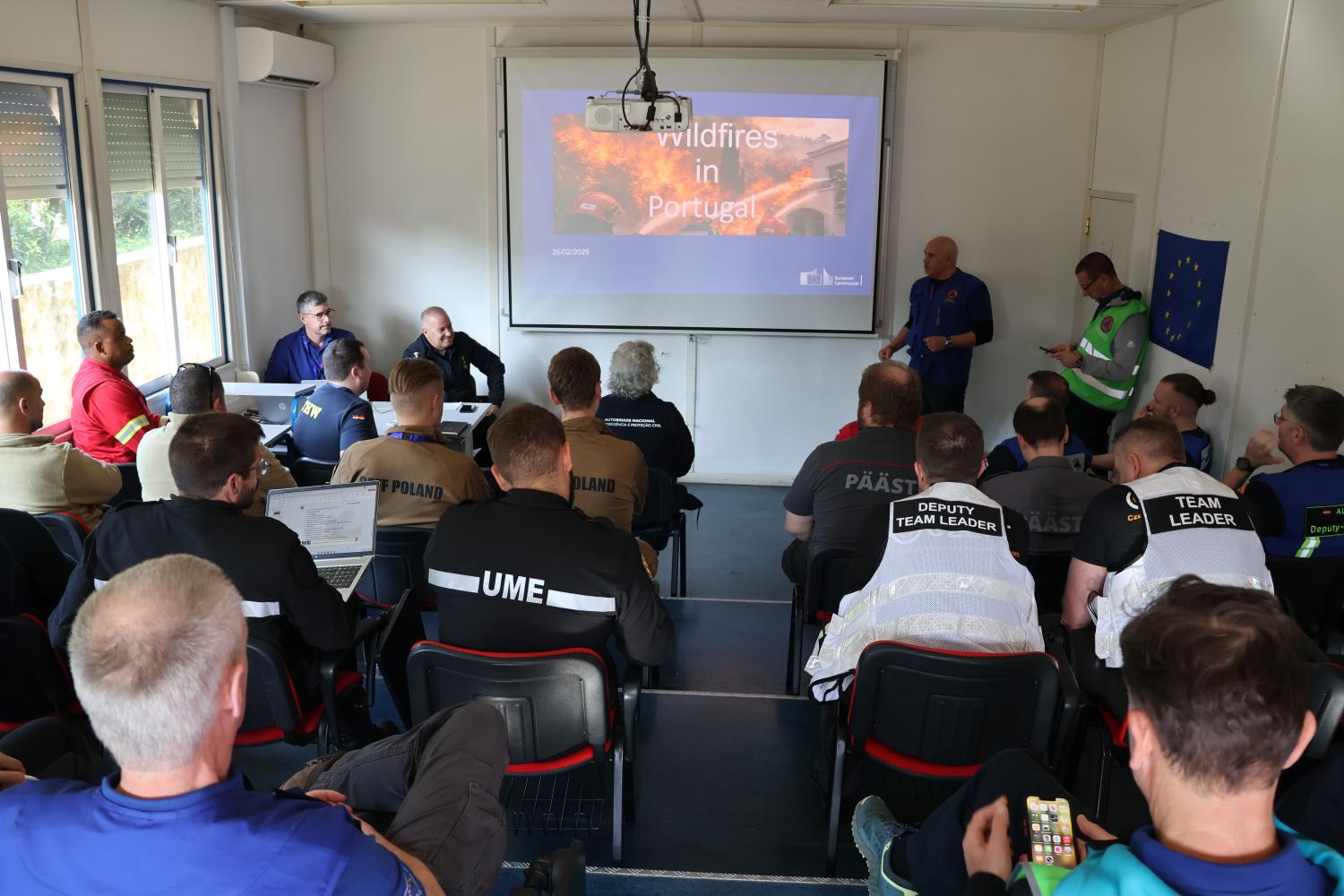 Final handover meeting.