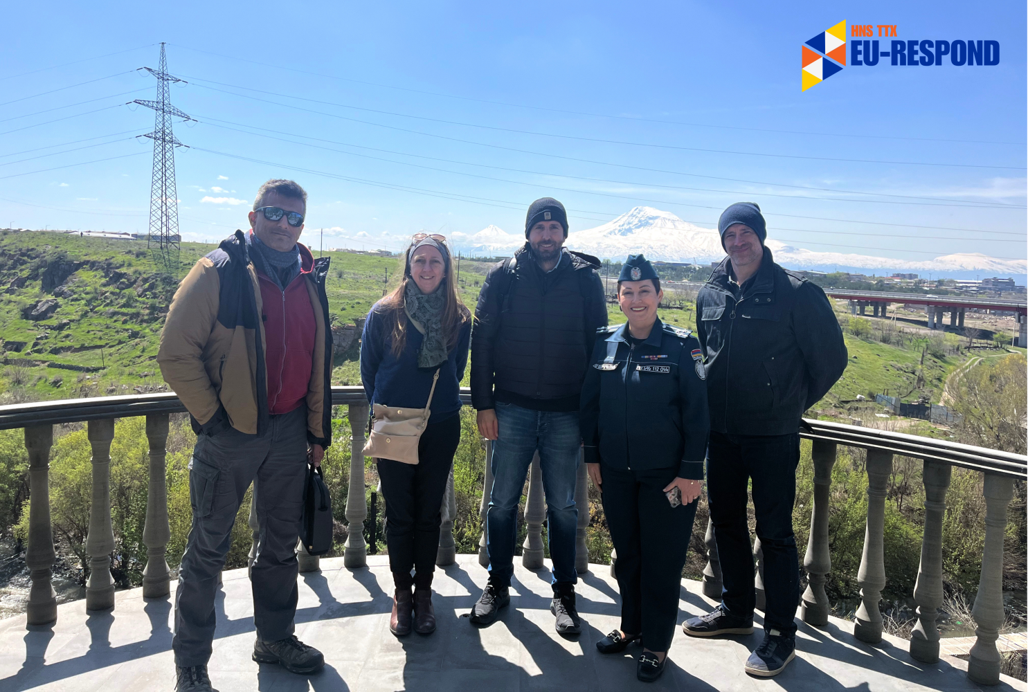 EU-RESPOND Core-team participants - Christophe Debray, Anne Baetens, Christian Resch, Armine Hayrapetyan & Frédéric Harrault