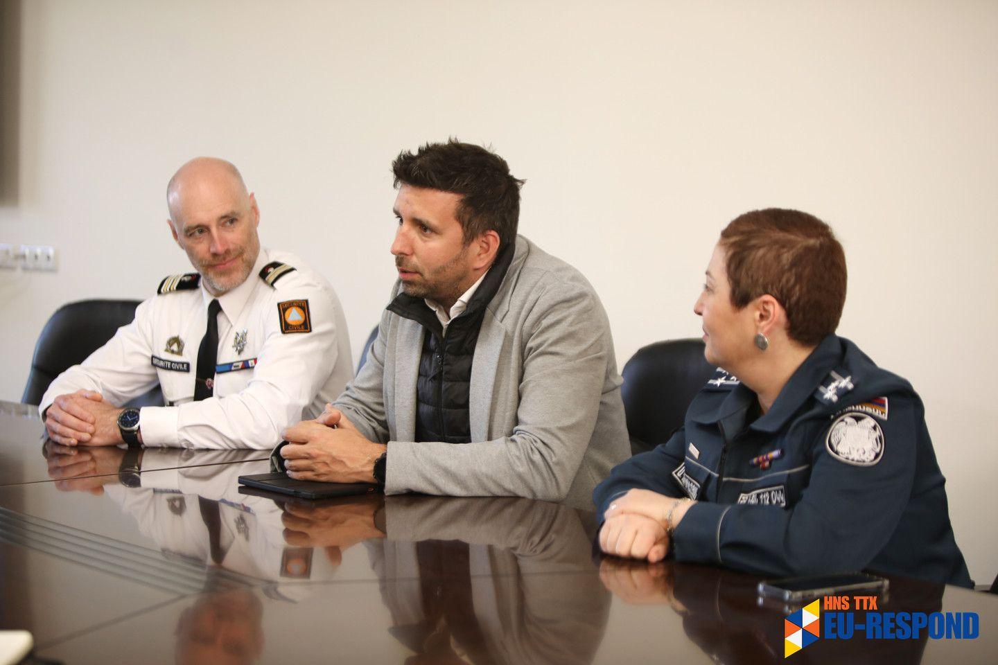 EU-RESPOND Core-team participants - Frédéric Harrault, Christian Resch & Armine Hayrapetyan