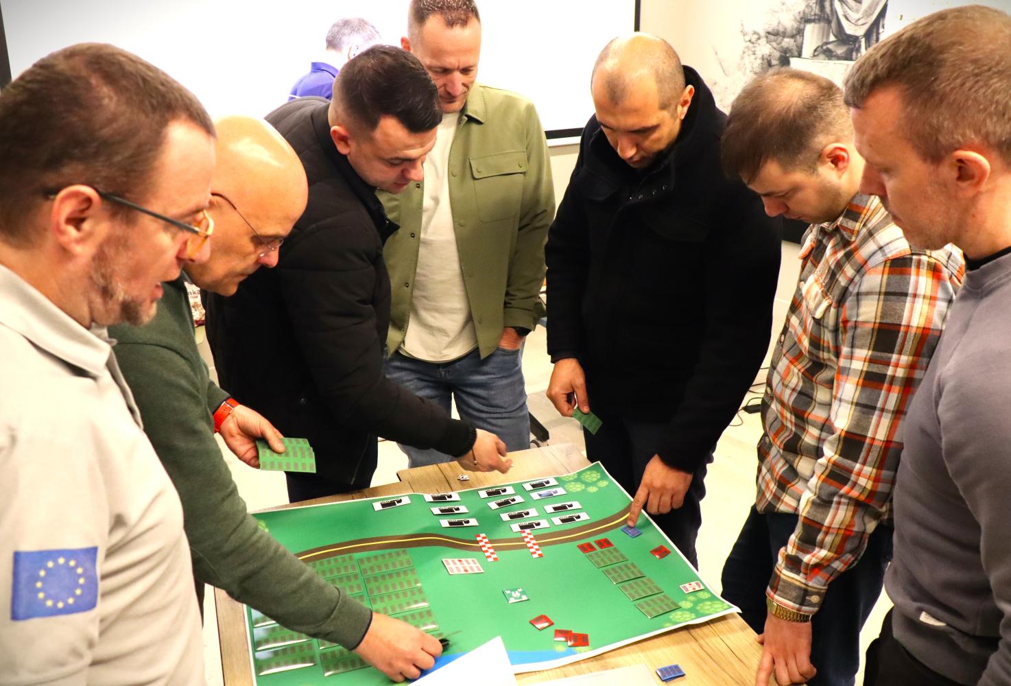 Deployment Capacities Course participants practising in Athens