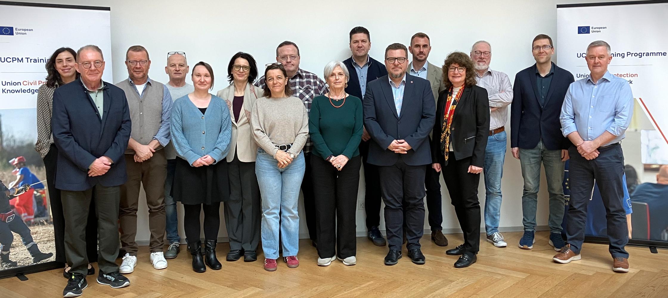 Course Directors of the UCPM Deployable Training Programme in Lisbon in February 2026.