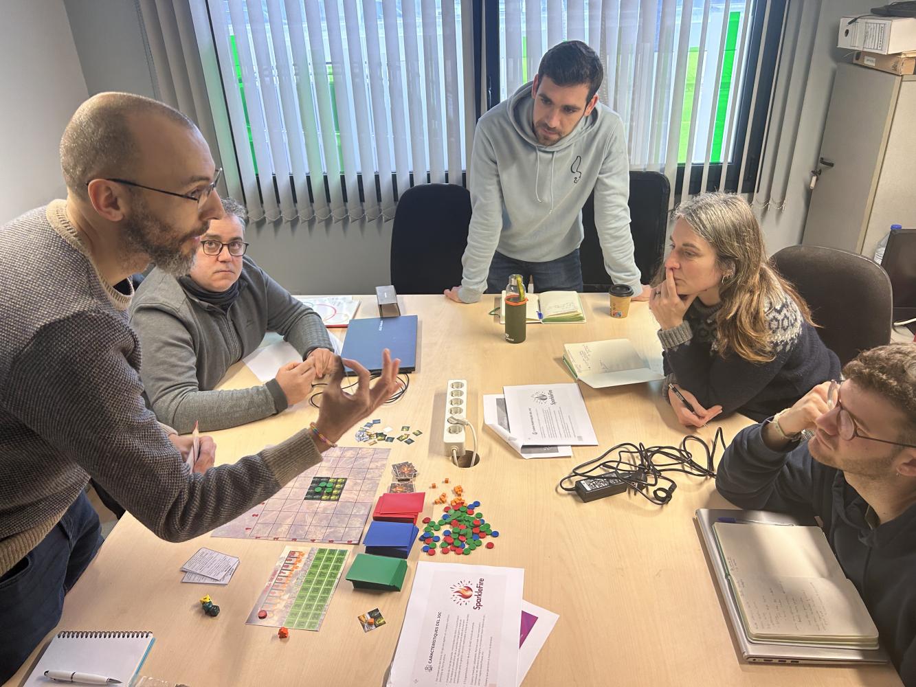 SparkleFire board game trial at PCF