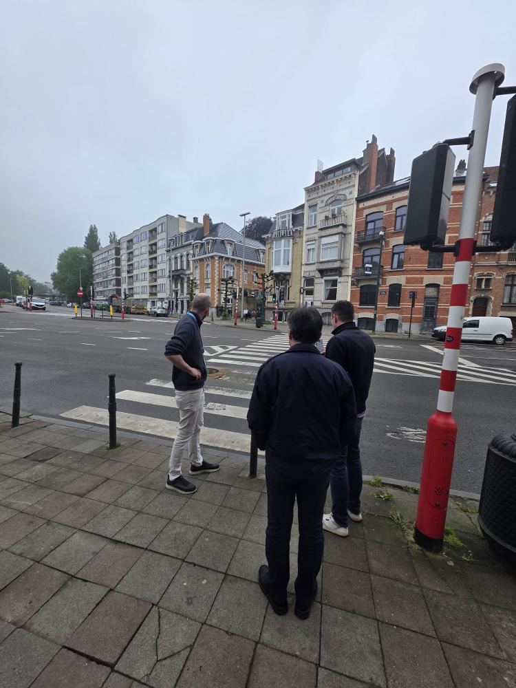 Meeting with the representatives of the city of Brussels