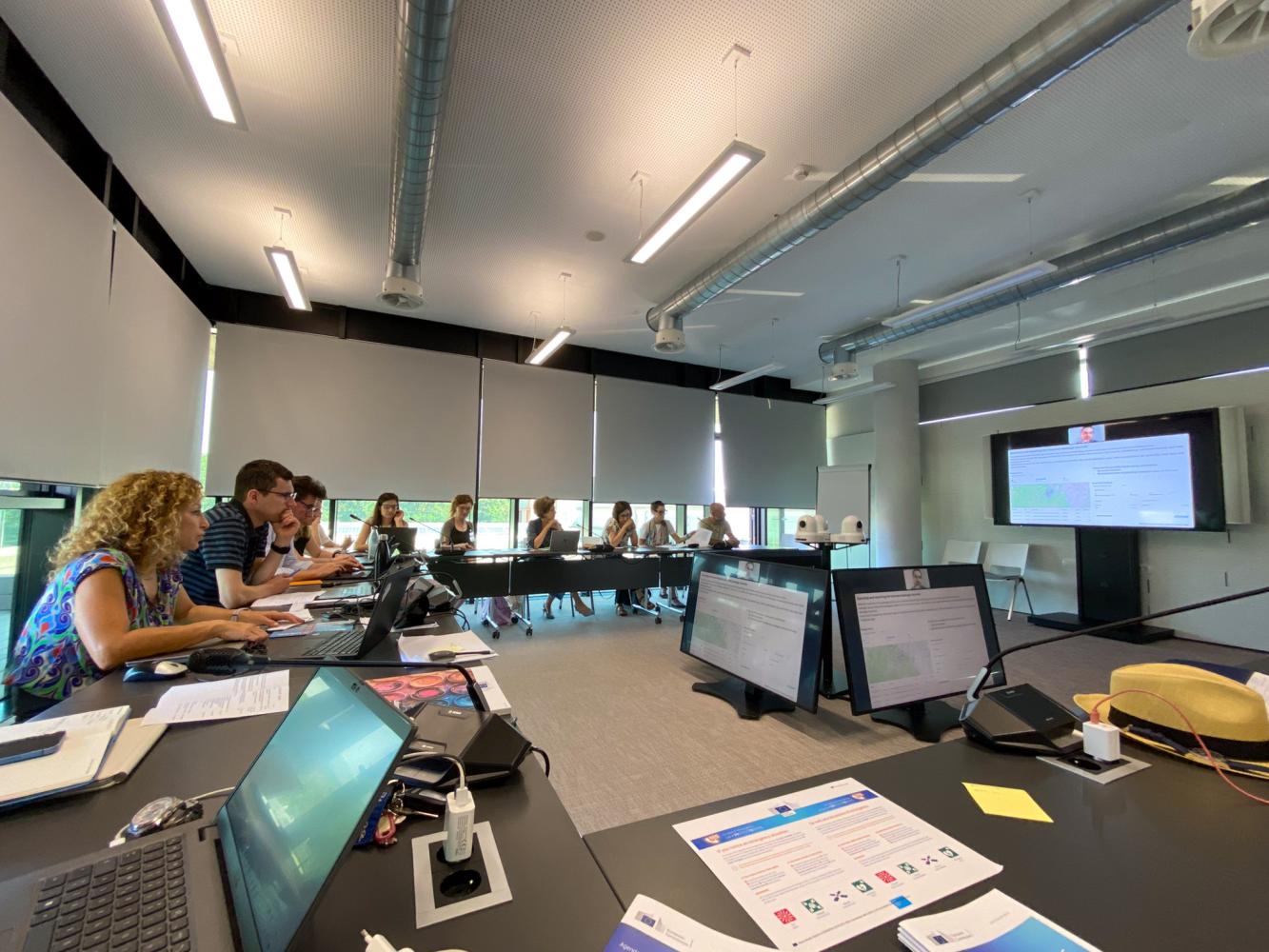 The AHEAD consortium working with the JRC team in Ispra