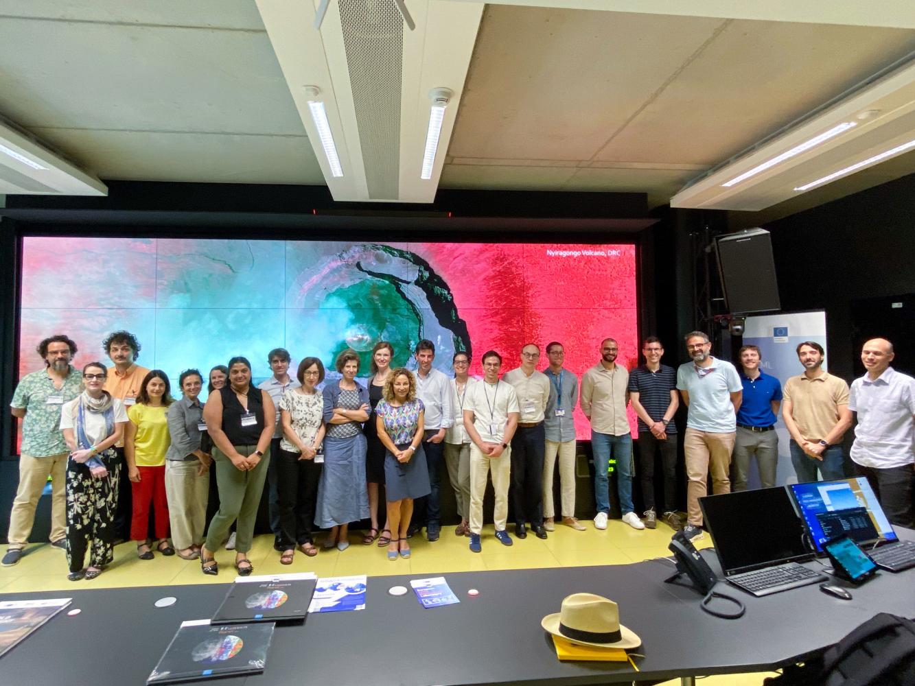 Group Picture of the AHEAD team and the JRC Ispra personnel