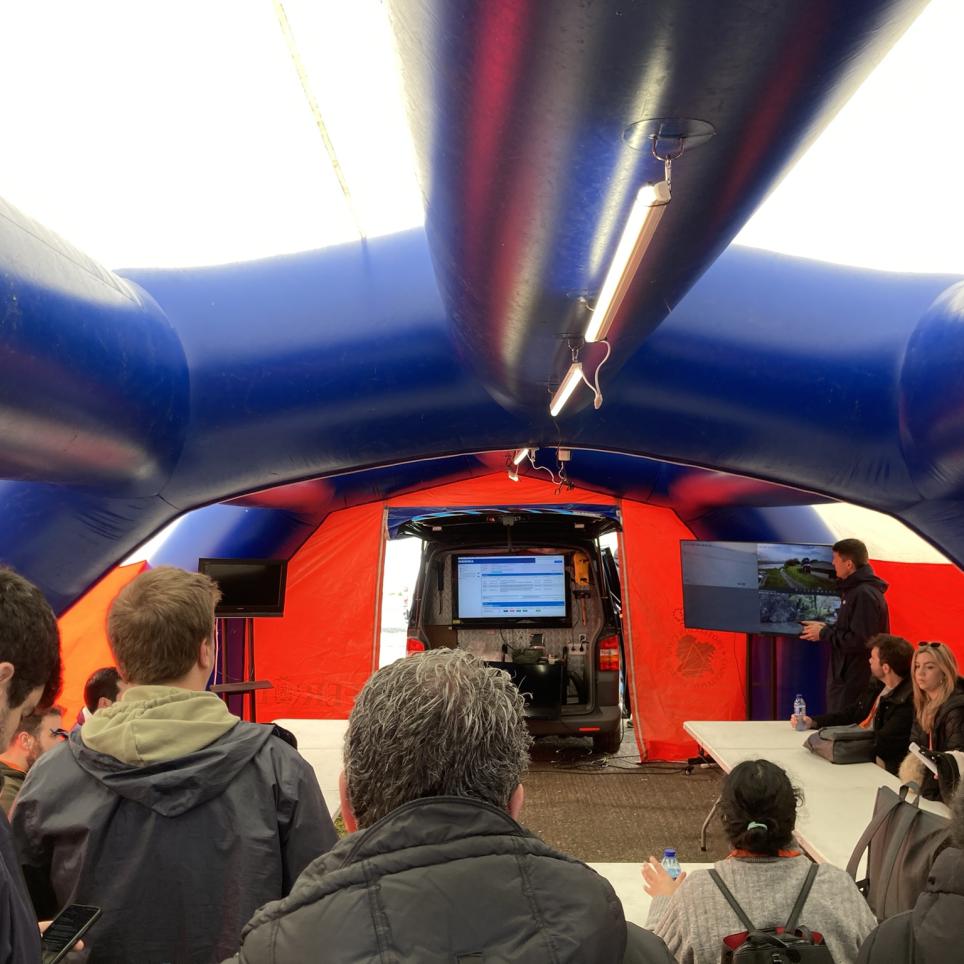 Alumni at the Advanced Command Centre