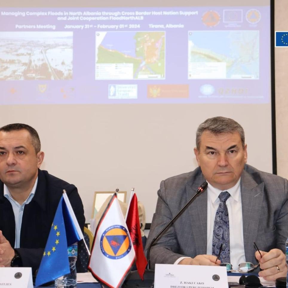 The First Meeting for the Complex Field Exercise "FloodNorthAlb"