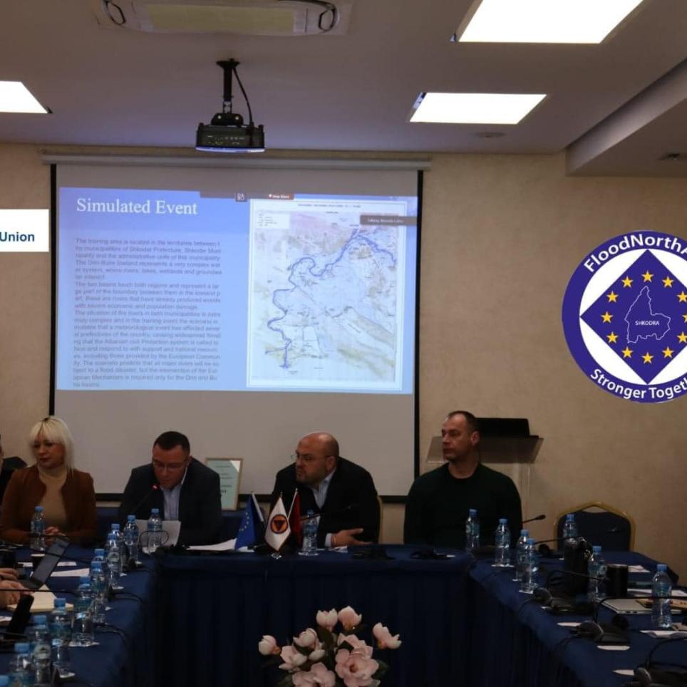 The First Meeting for the Complex Field Exercise "FloodNorthAlb"