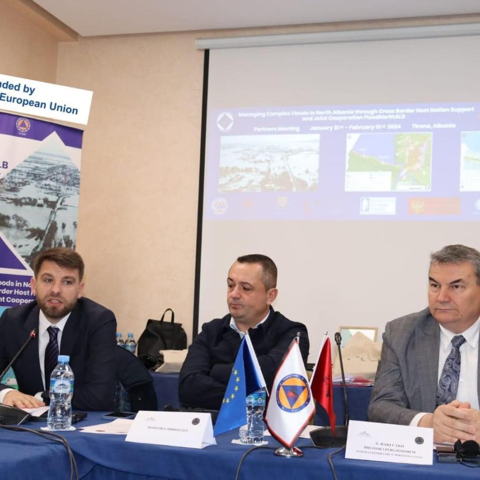 The First Meeting for the Complex Field Exercise "FloodNorthAlb"