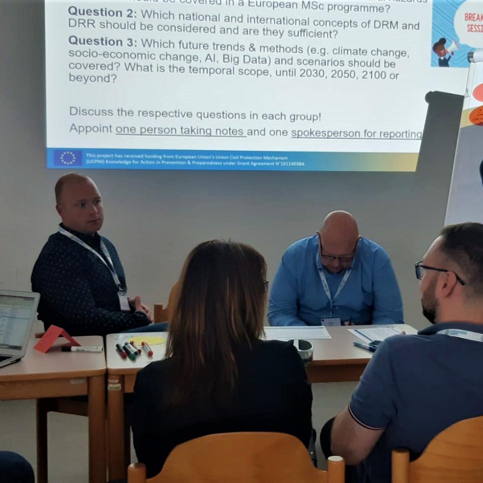 Participants in the break-out session