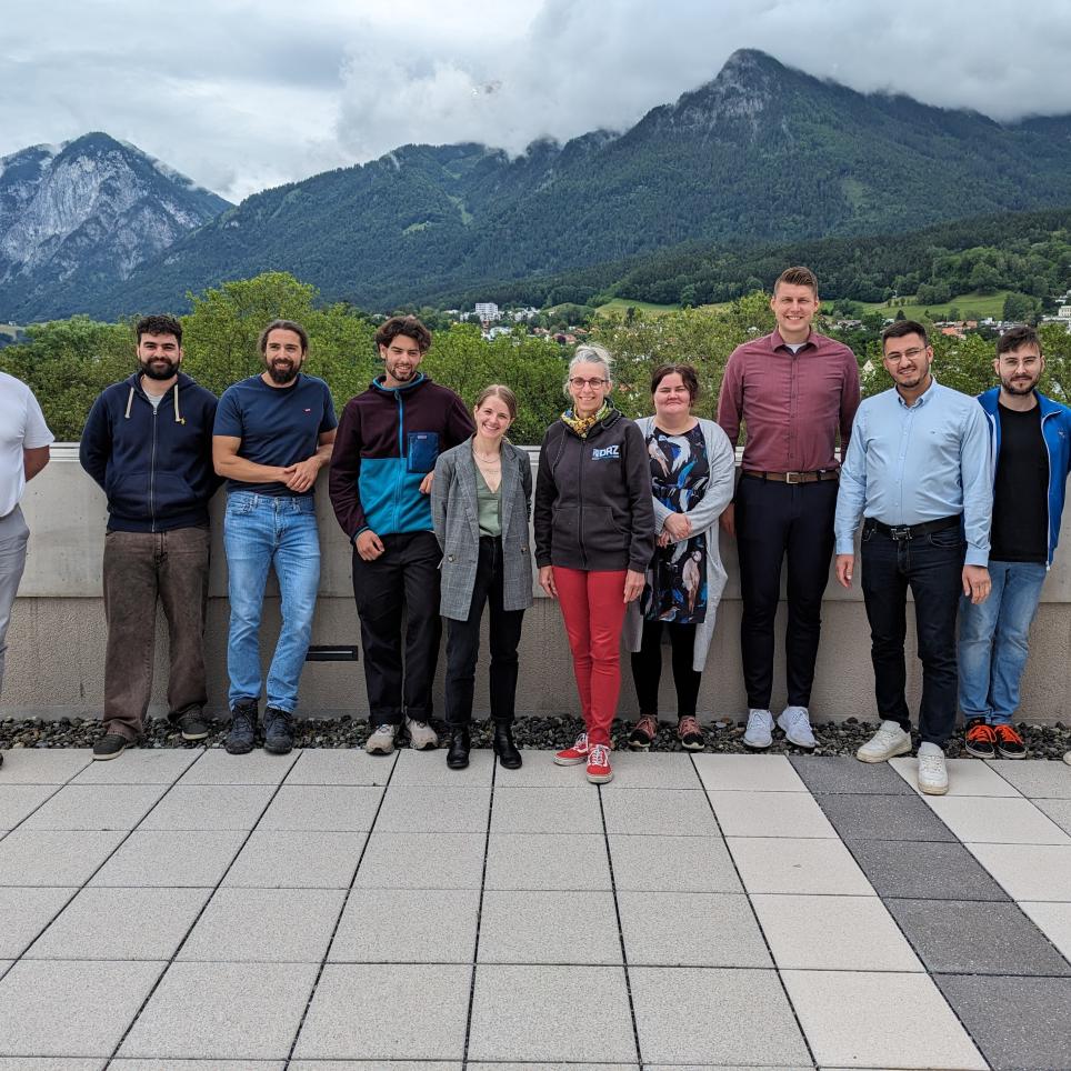 The trial participants in Innsbruck
