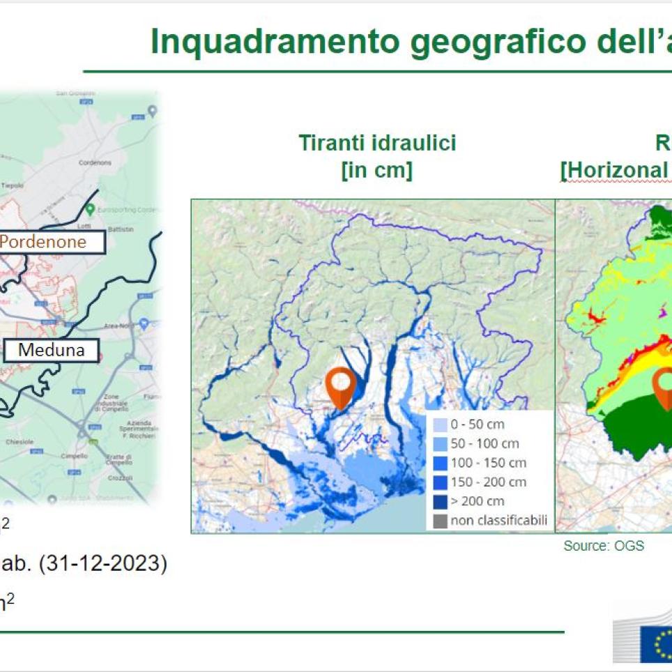 Geographical scenario area 