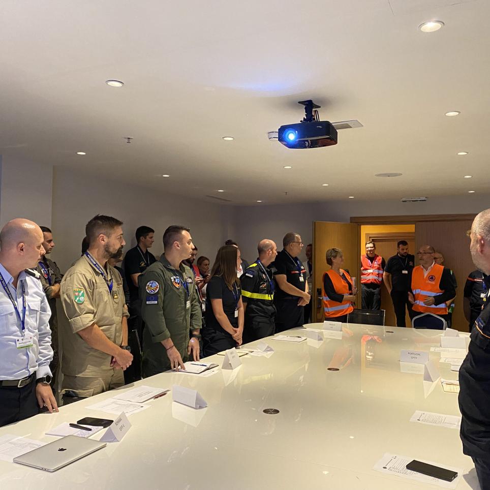 Meeting the Croatian Civil Protection DG.