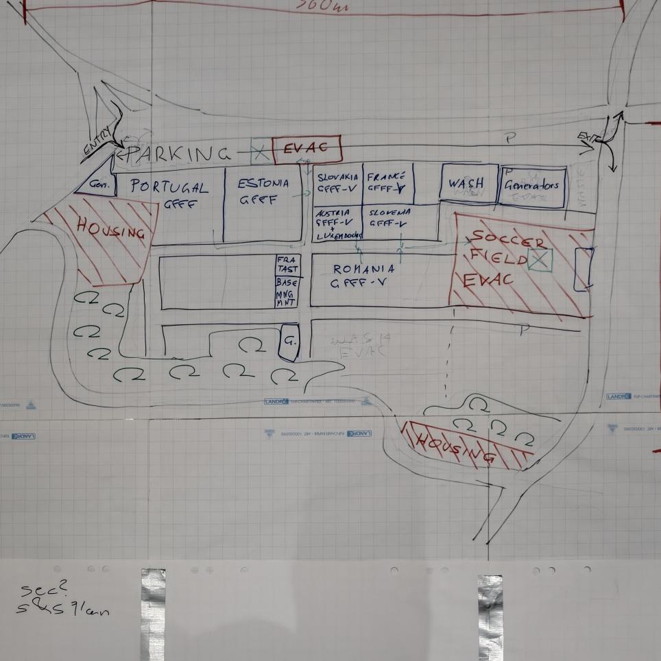 Base of Operations Plan created during the exercise.