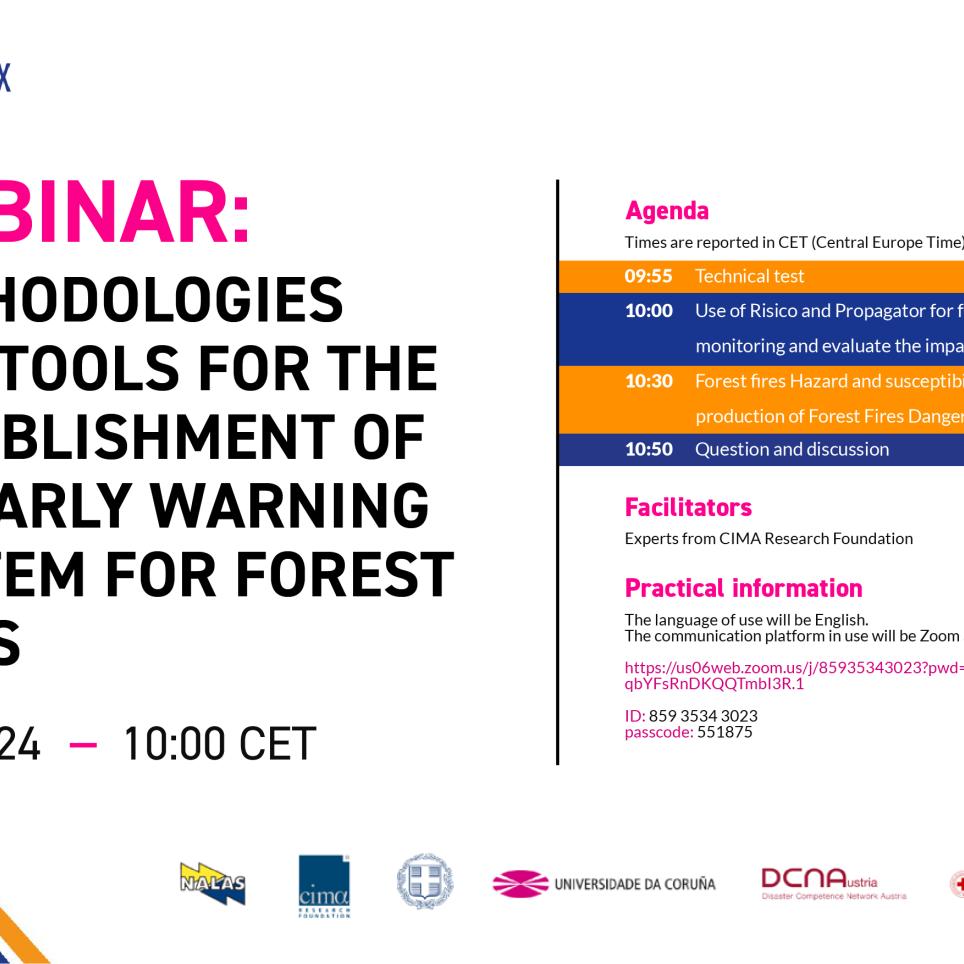 Early Warning System  for forest fires 