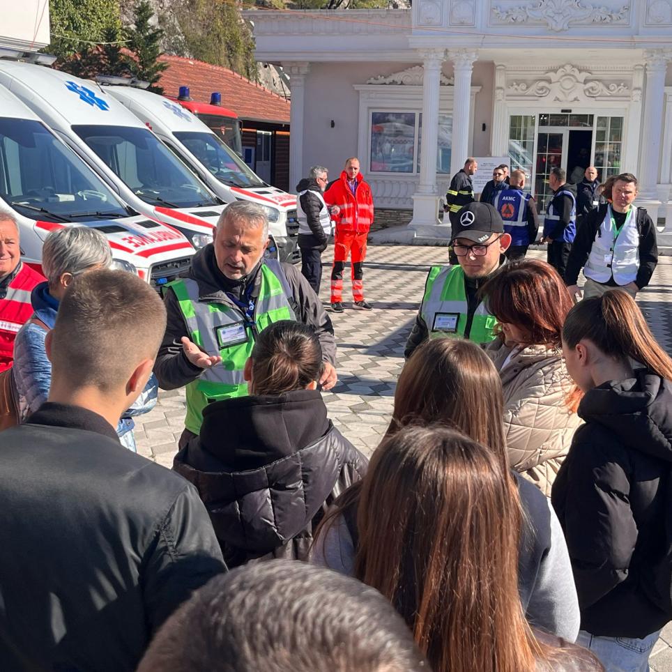 Meeting with the students of 28 Nentori High School, Shkoder