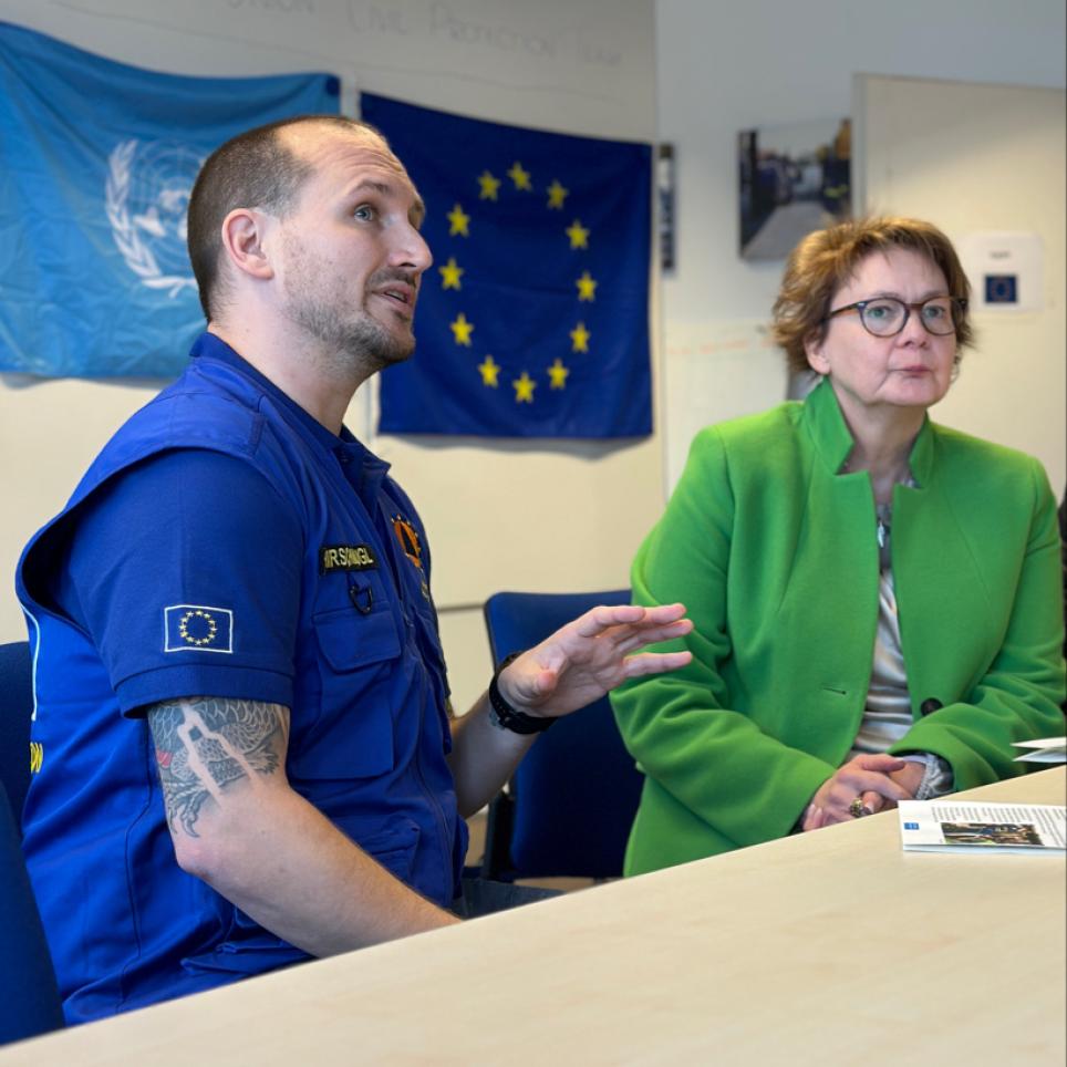 EUCPT Deputy Team Leader meets with the Minister of Interior