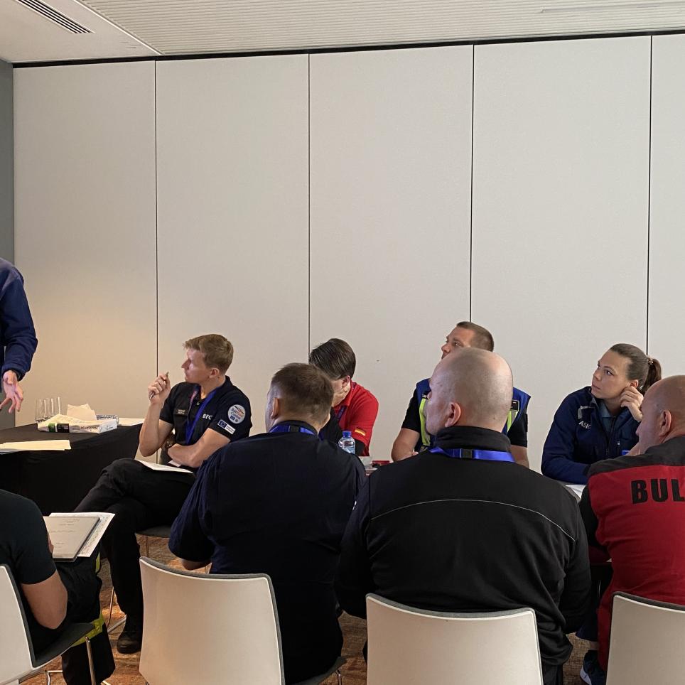 The modules meet with OSC to discuss a Base of Operations locations.