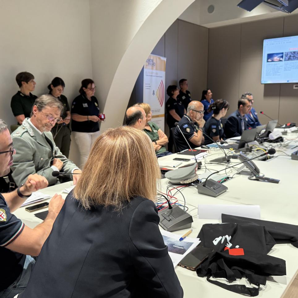 Panel in TEMA press conference in Sardinia