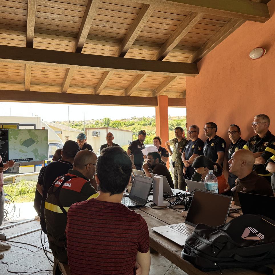 Presentation of the TEMA platform during Sardinia pilot - 19 June 2025