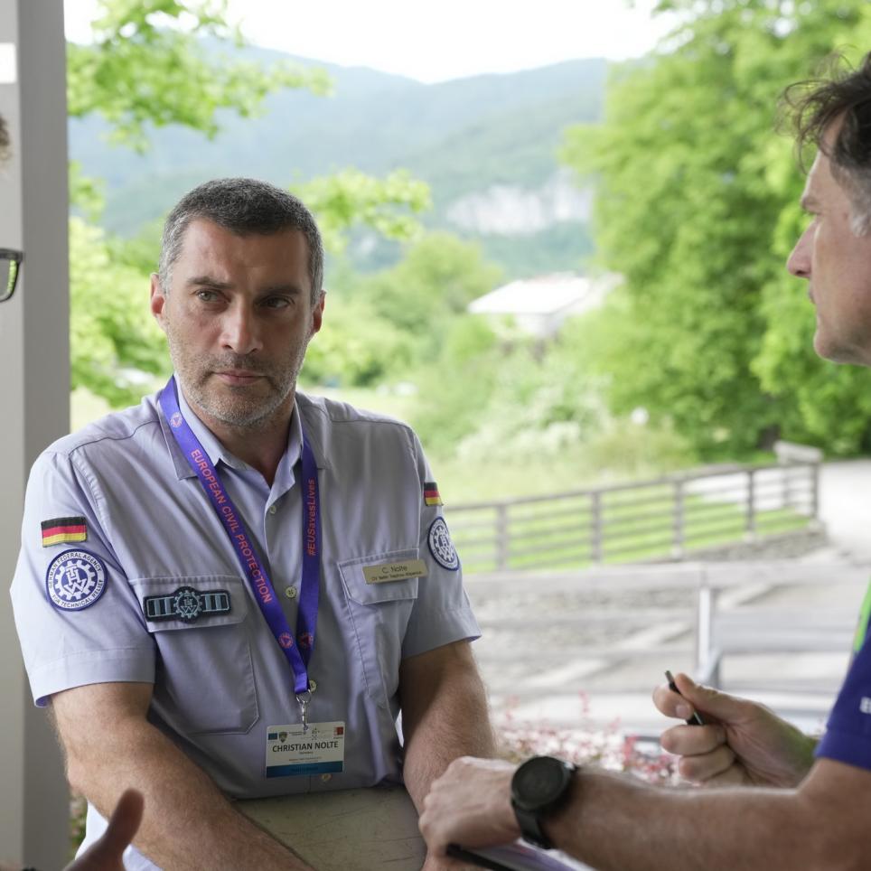 Media interview with one of the participants (Module HCP DE).